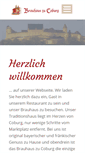 Mobile Screenshot of brauhaus-coburg.de